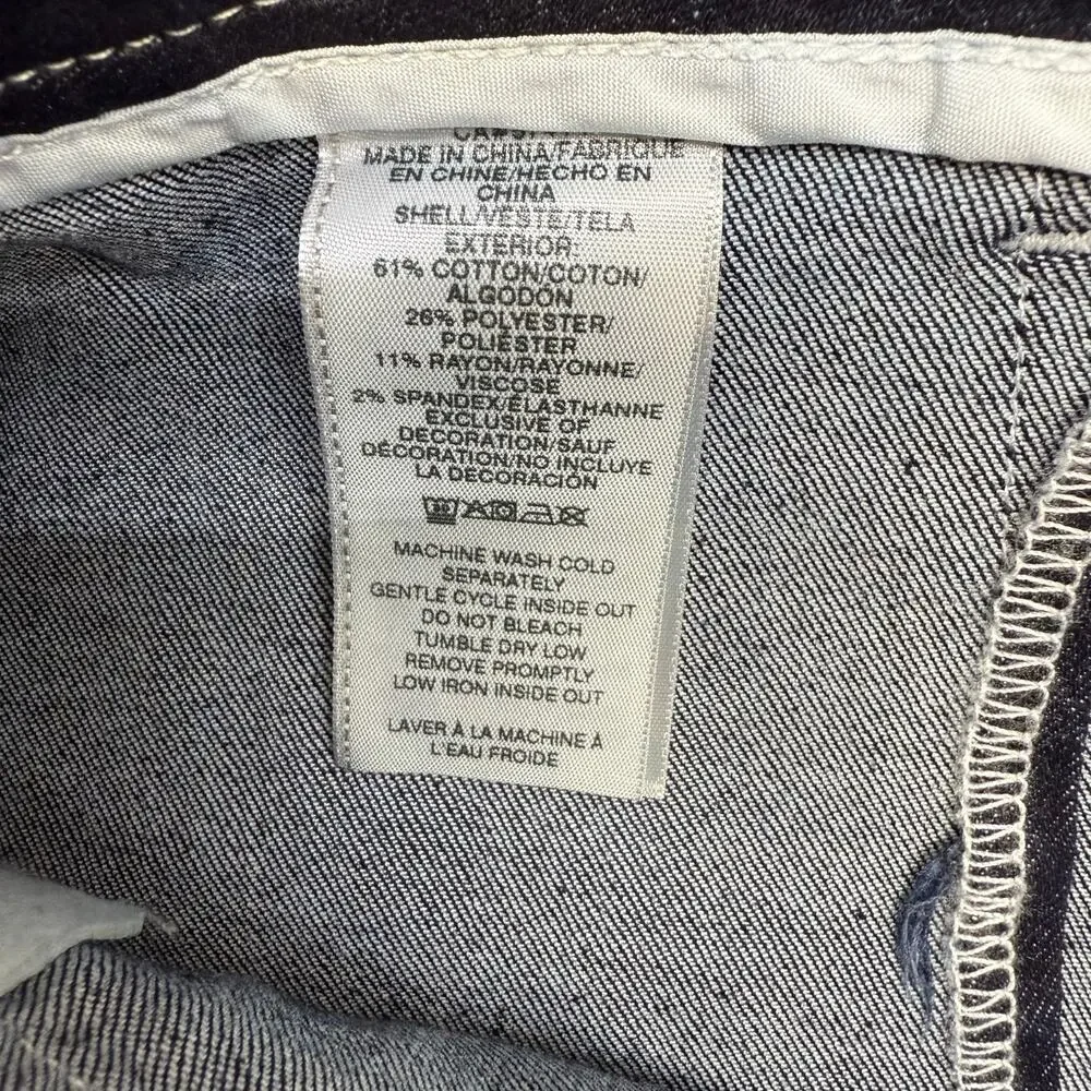 True Religion Denim Cargo Maxi Skirt Women's 27 (4) Dark Blue Preppy Utility Y2K - Picture 5 of 13